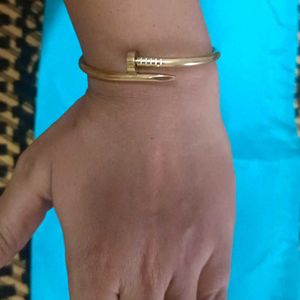 Gold Nail Bangle combo