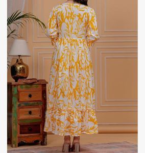 Floral Print Maxi Dress