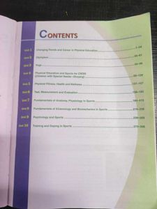 CBSE CLASS 11 Text Book Physical Education &amp; So