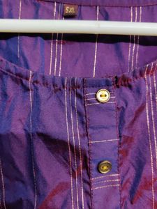 Striped Purple Kurta