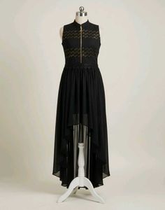 ❗SALE❗Chic Black High-Low Dress