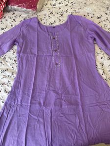 Lavender Kurta - Casual Comfort
