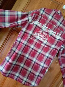 Red Plaid Flannel Shirt