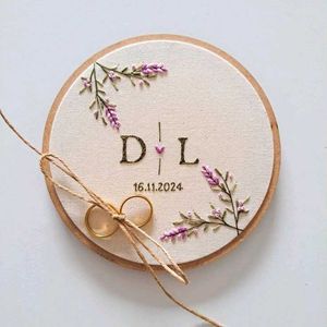 Couple Initial Hoop ✨