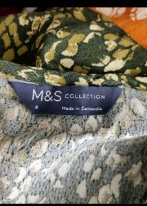 MARKS &amp; SPENCER Printed Top For Summers
