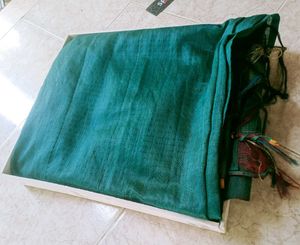 Peacock Colour Saree