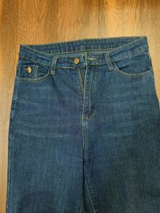 Wide Leg Denim Jeans