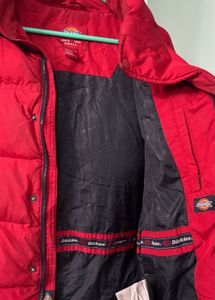 Dickies Red Puffer Jacket