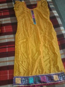 Mustard Dhoti Kurta