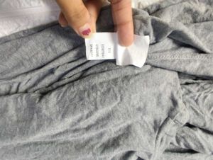 Gray Split-Front Maxi Tee Dress