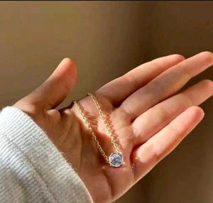 Round Diamond Chain Necklace✨