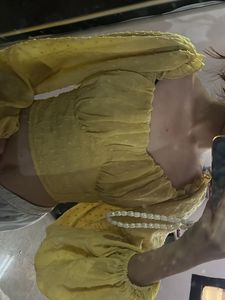 Yellow Long Sleeve Top