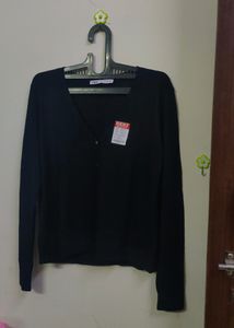 Zara Brand New Black Shrug Cm Semi Winter Cardigan