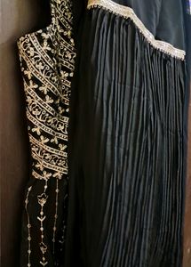 NEW ELEGANT PARTYWEAR Black Sharara Set