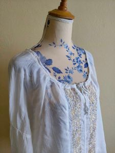 Embroidered Peasant Blouse