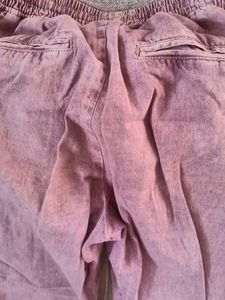 Pink Casual Joggers