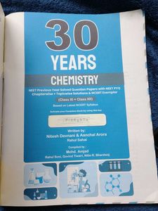 NEET Chemistry 30 Years