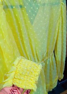 Preety Lime Green Top