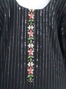 Black Georgette Suit For Women