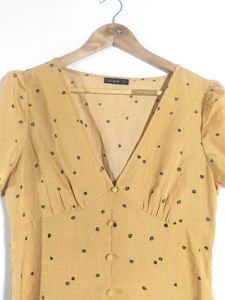 Beige Mini Dress