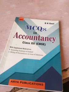 MCQs In Accountancy By DK Goal