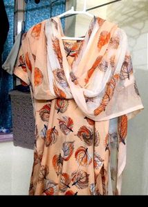 Silk Salwar Suit With Duppata