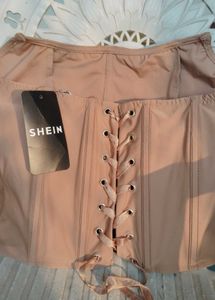 Stylish Tan Corset Top