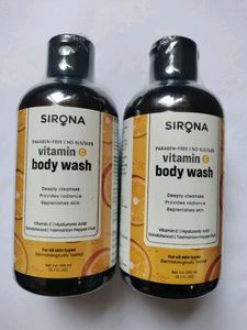 Sirona Vitamin C Body Wash Pack Of 2