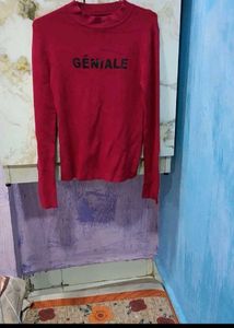 red Knit Top - Geniale 🍒