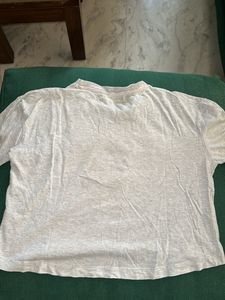 Grey Crop Top