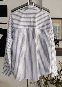Zara Blue Striped Shirt