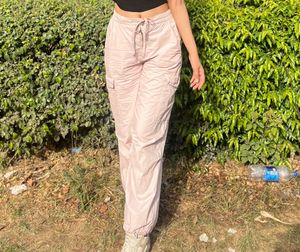 Pink Cargo Pants