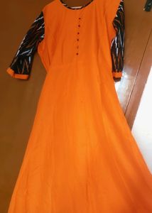 ORANGE 🧡 KURTA
