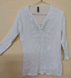 CHIKANKARI SHORT KURTI