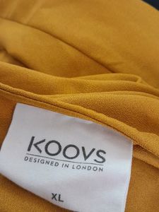 Mustard Button-Down Midi Dress