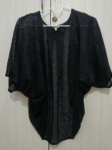 Black Netted Shrug
