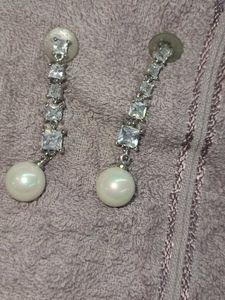 Elegant Pearl Drop Earrings