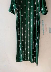 Libas Embroidery Green Kurta For Daily Wear