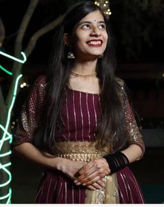 Elegant Maroon Lehenga Choli Set