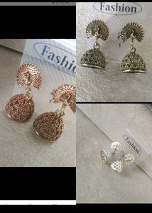 Assorted Fashion Earrings - 7 Pairs