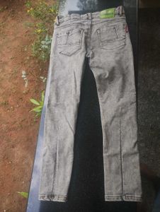 Gray Rayon Pants