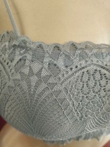 081 - Lace Net Bra Removable Cup