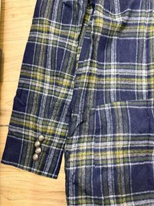 Classic Plaid Blazer Jacket