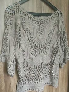 Crochet Knit Top