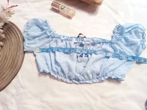 Very Beautiful Off Shoulder Script Top