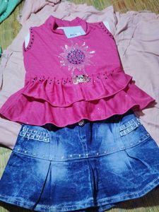 Denim Mini Skirt