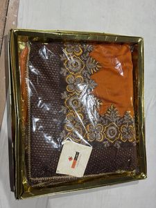 Elegant Embroidered Saree