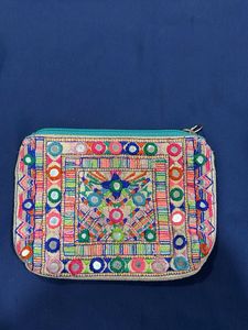 Multicolour Mirror Pouch