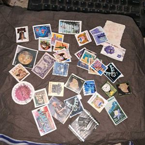 36 STAMPS OF U.S.A