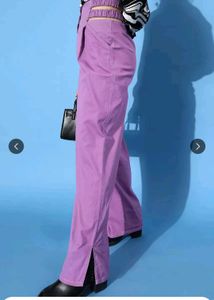 STREET9 CHARMING LAVENDER HIGH RISE TROUSERS